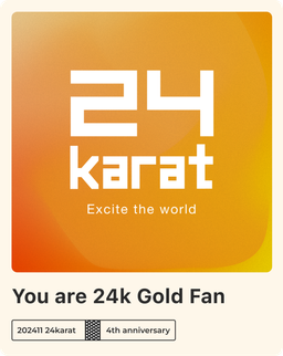 24k Gold Fan